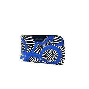 Estee Lauder Quentin Jones‎ Zipper Top Travel Cosmetic Makeup Bag EL6 10x6x2